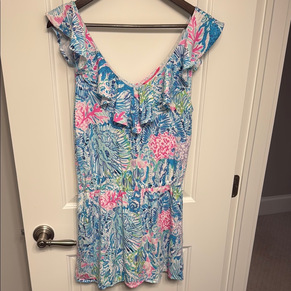 Lilly Pulitzer Alessa Romper Sink or Swim